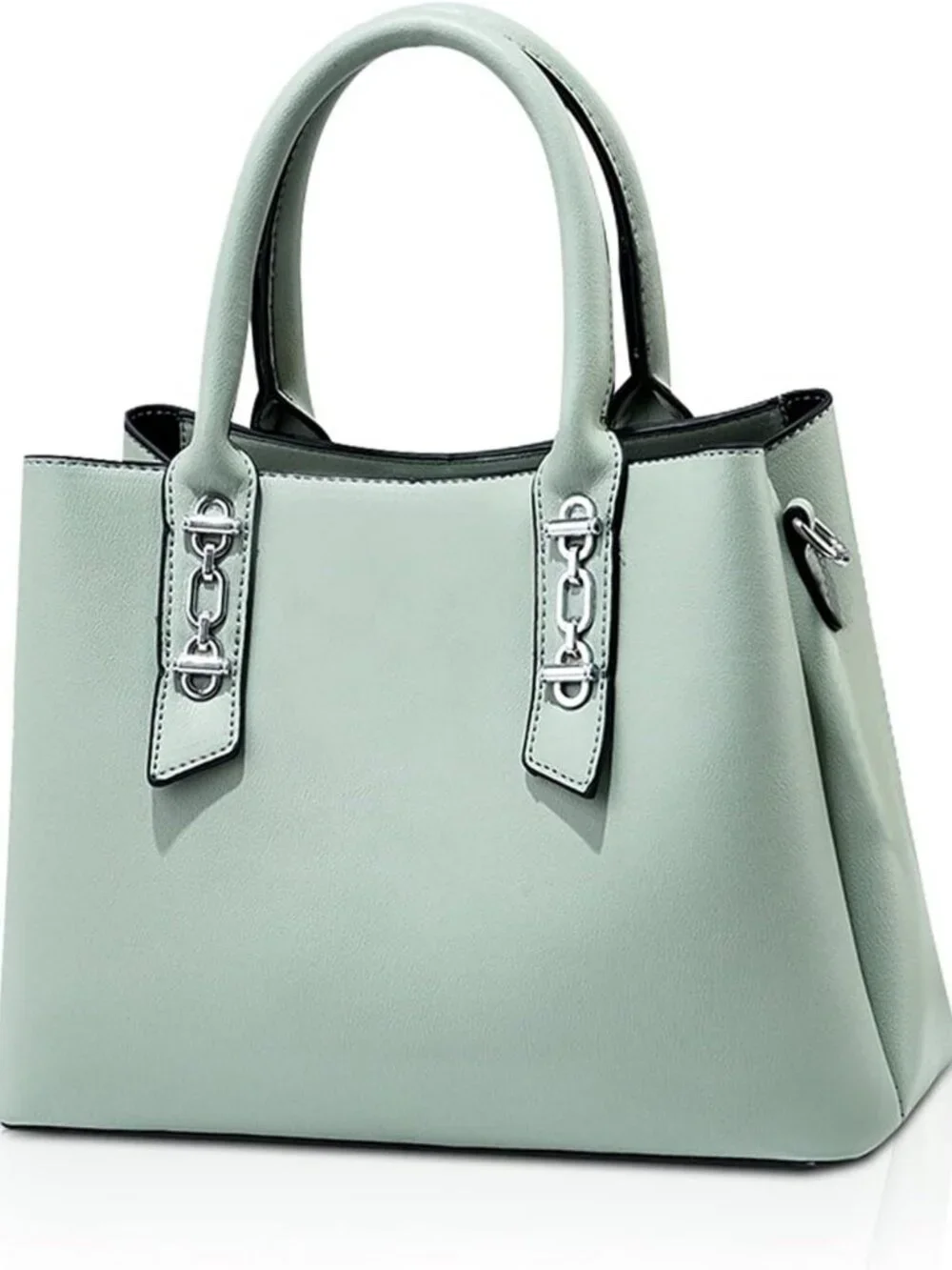Chic Women's Tote Handbag - Stylish Top Handle & Casual Shoulder Bag - PU